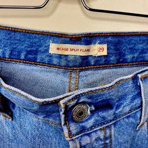 Levi’s high rise flare jeans